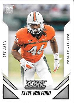 Clive Walford Oakland Raiders 2015 Panini Score NFL Rookie Card #439